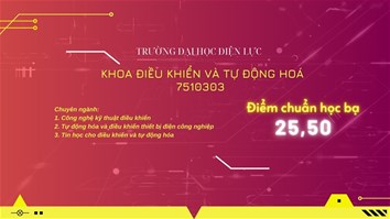 Điểm chuẩn học bạ khoa điều khiển và tự động hóa